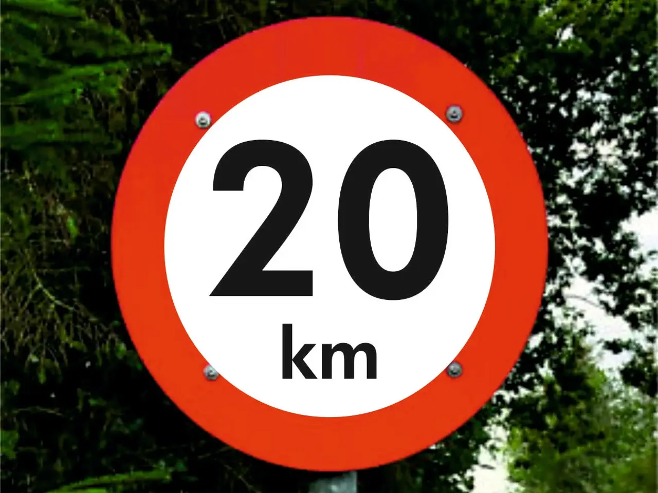 Billede 1 - Skilt 20 km