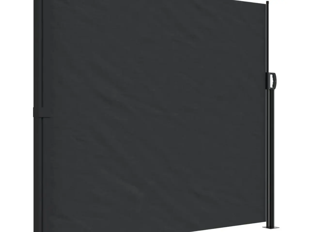 Billede 2 - Sidemarkise 180 × 300 cm - sammenrullelig, sort