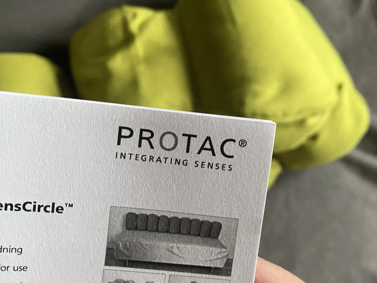 Billede 1 - Protac SensCircle sansestøtte limegrøn