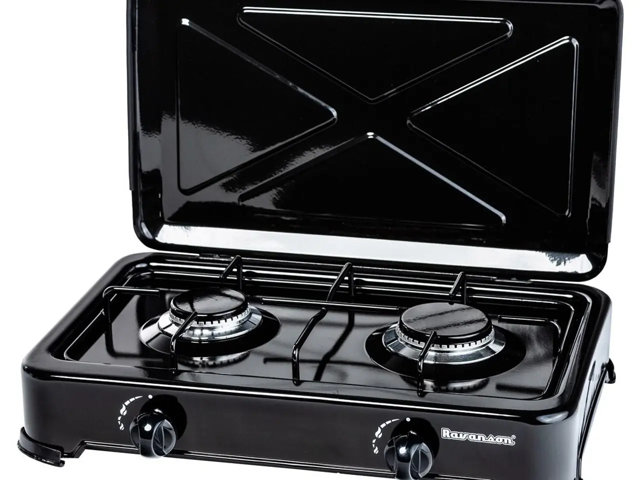 Billede 3 - Bordkogeplade gas Ravanson K-02TB - sort, 2 blus