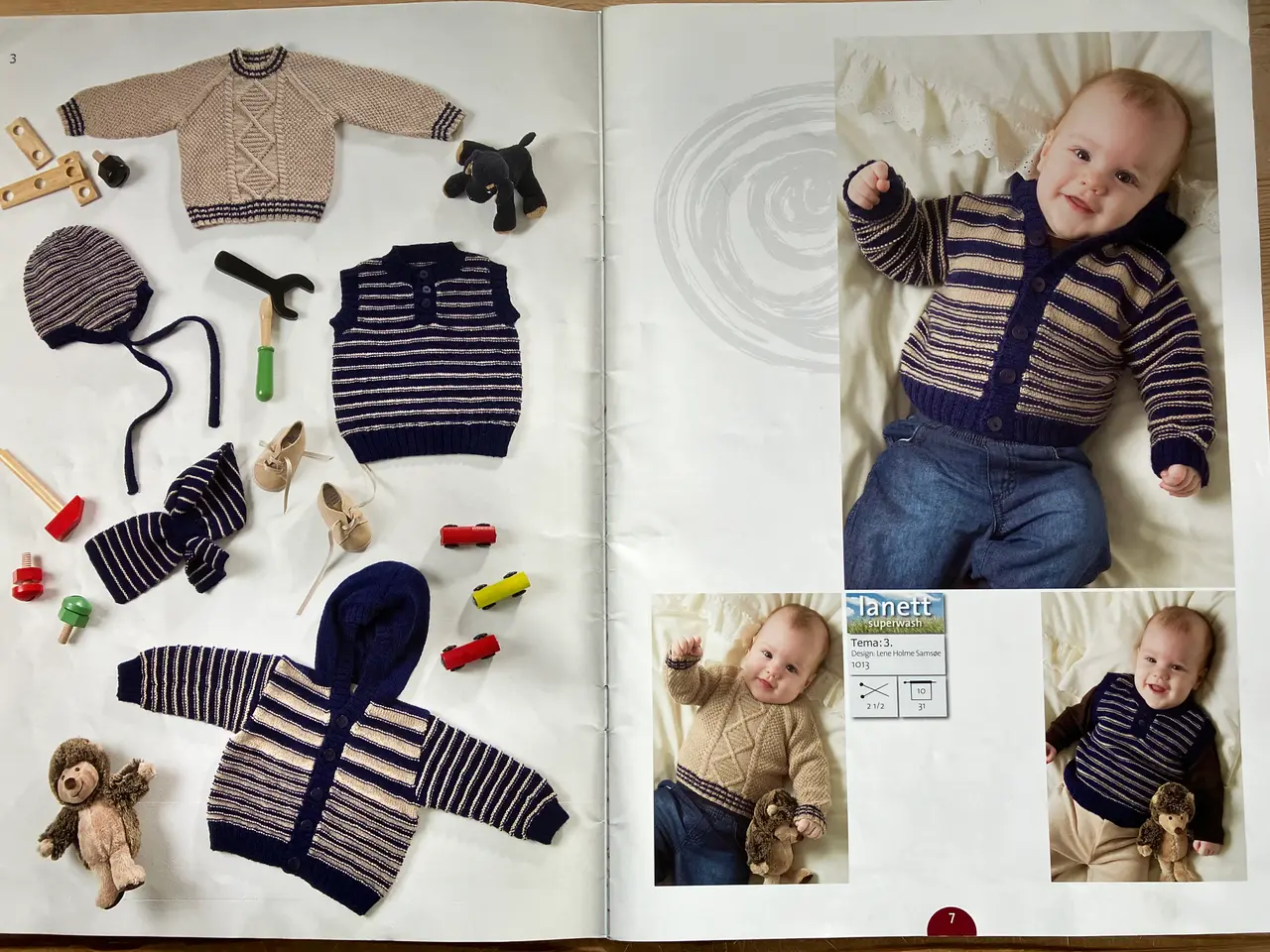 Billede 4 - Opskriftshæftet Lanett baby nr. 1013, 0-4 år