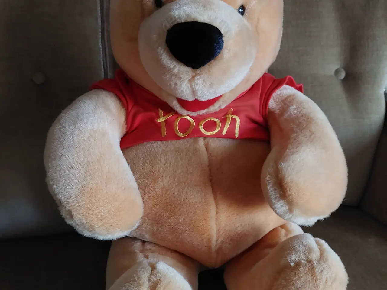 Billede 1 - STOR Vintage Disney Peter Plys bamse – 48cm