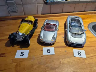 3 stk. modelbiler bl.a. 1 Jaguar