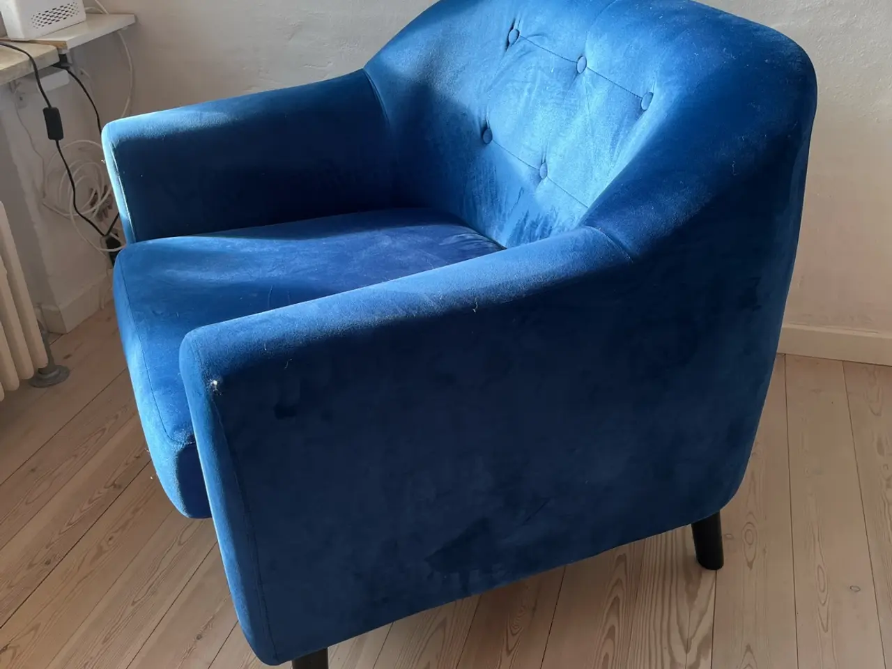 Billede 3 - lænestol i velour