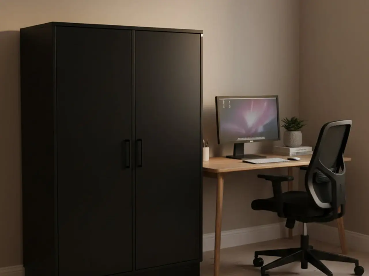 Billede 2 - Cube Design Quadro Skab – Sort