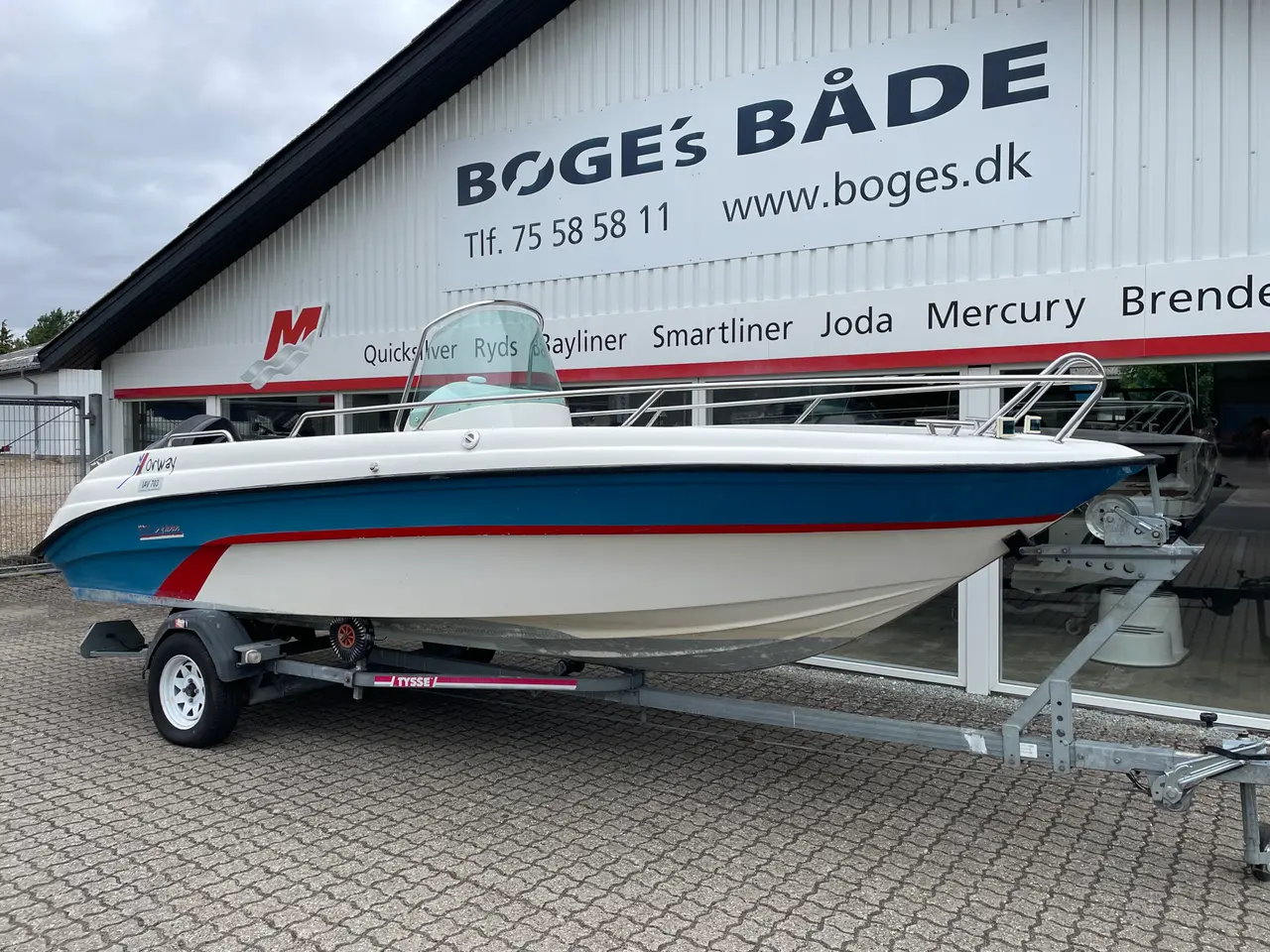Billede 4 - X enes Explorer 570 med Mercury 115 HK Optimax og Tysse Bådtrailer