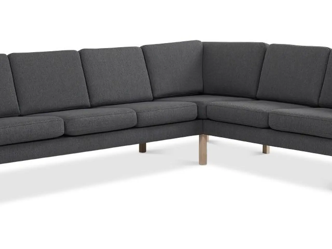 Billede 1 - Vendbar hjørnesofa Dragør - grå stof