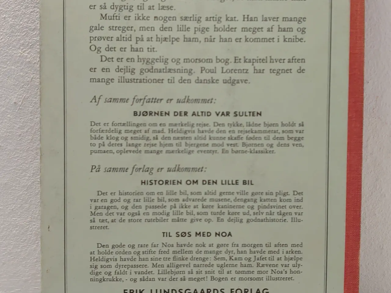 Billede 2 - Frank Alden: Katten der hed Mufti. År 1957.