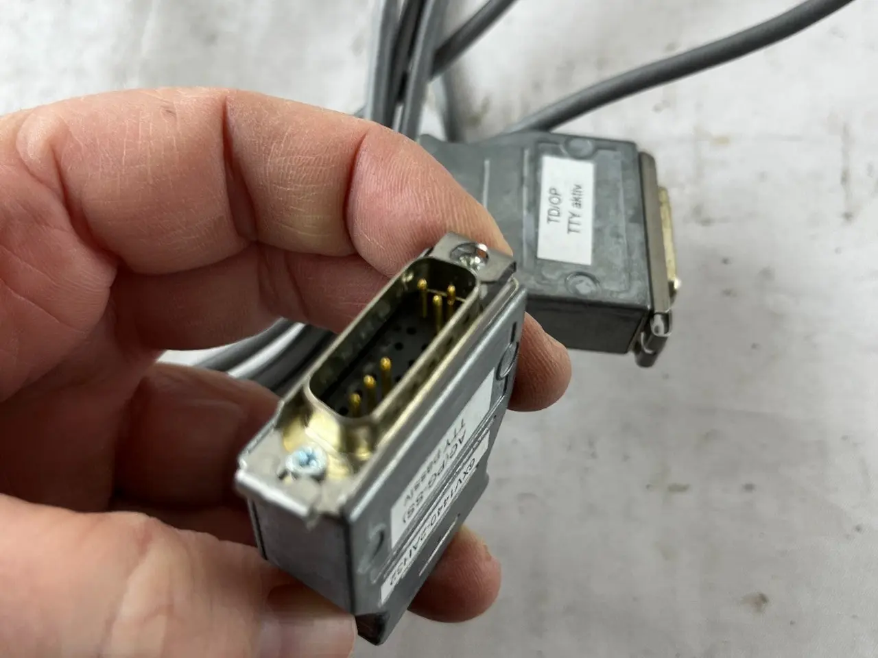 Billede 7 - Siemens TTY kabel TDI OP TTY aktiv INC 1/02 PLC