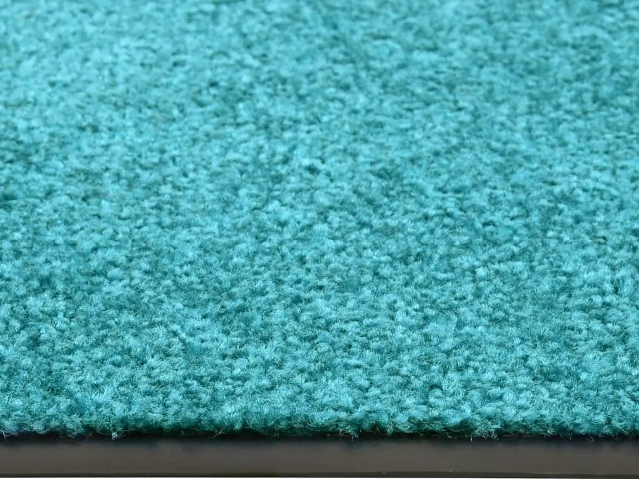 Billede 4 - Vaskbar dørmåtte 40×60 cm - cyanblå, indendørs/udendørs