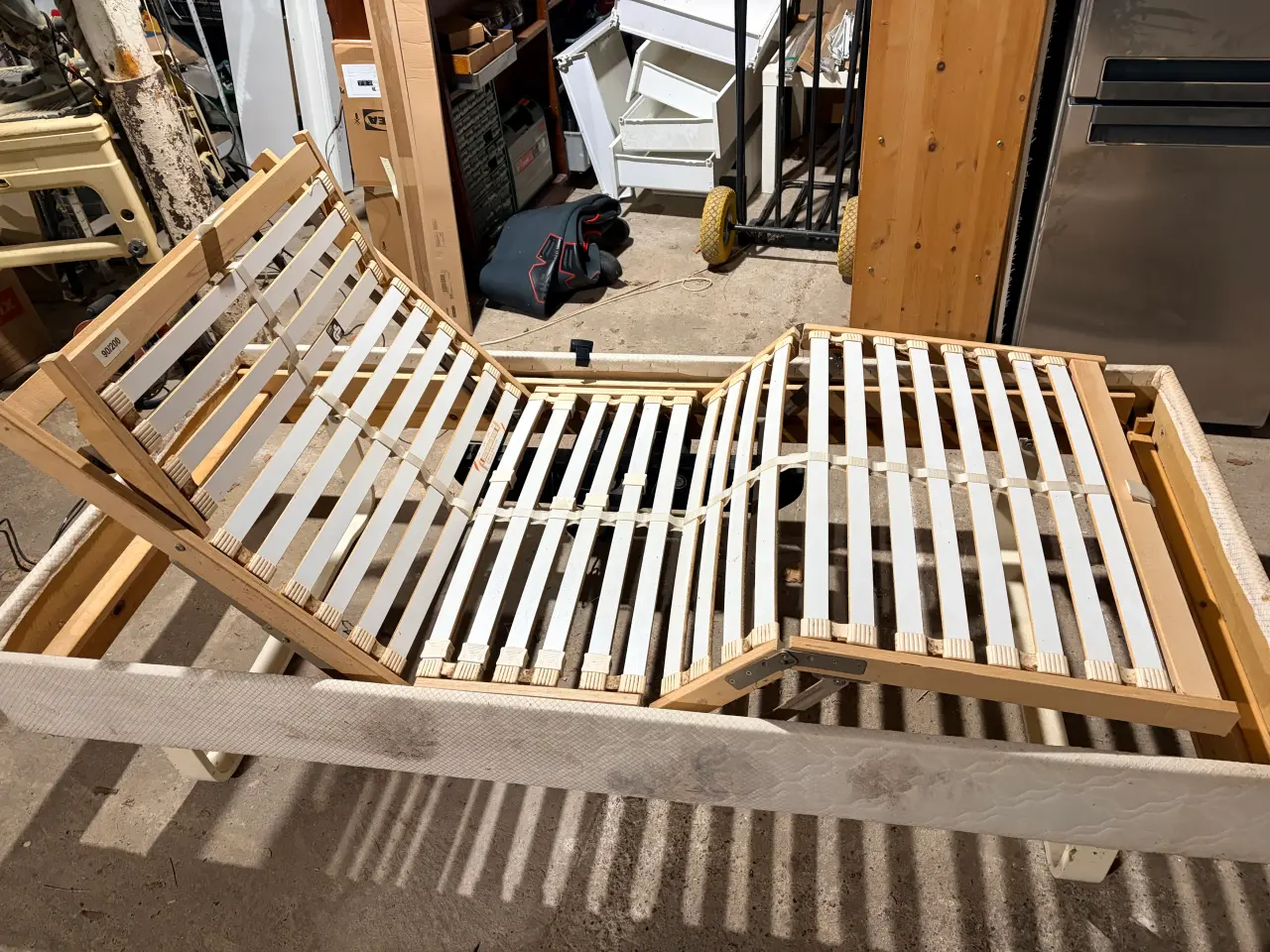 Billede 1 - Elevationssenge elektriske sengebunde i træ 2 stk.