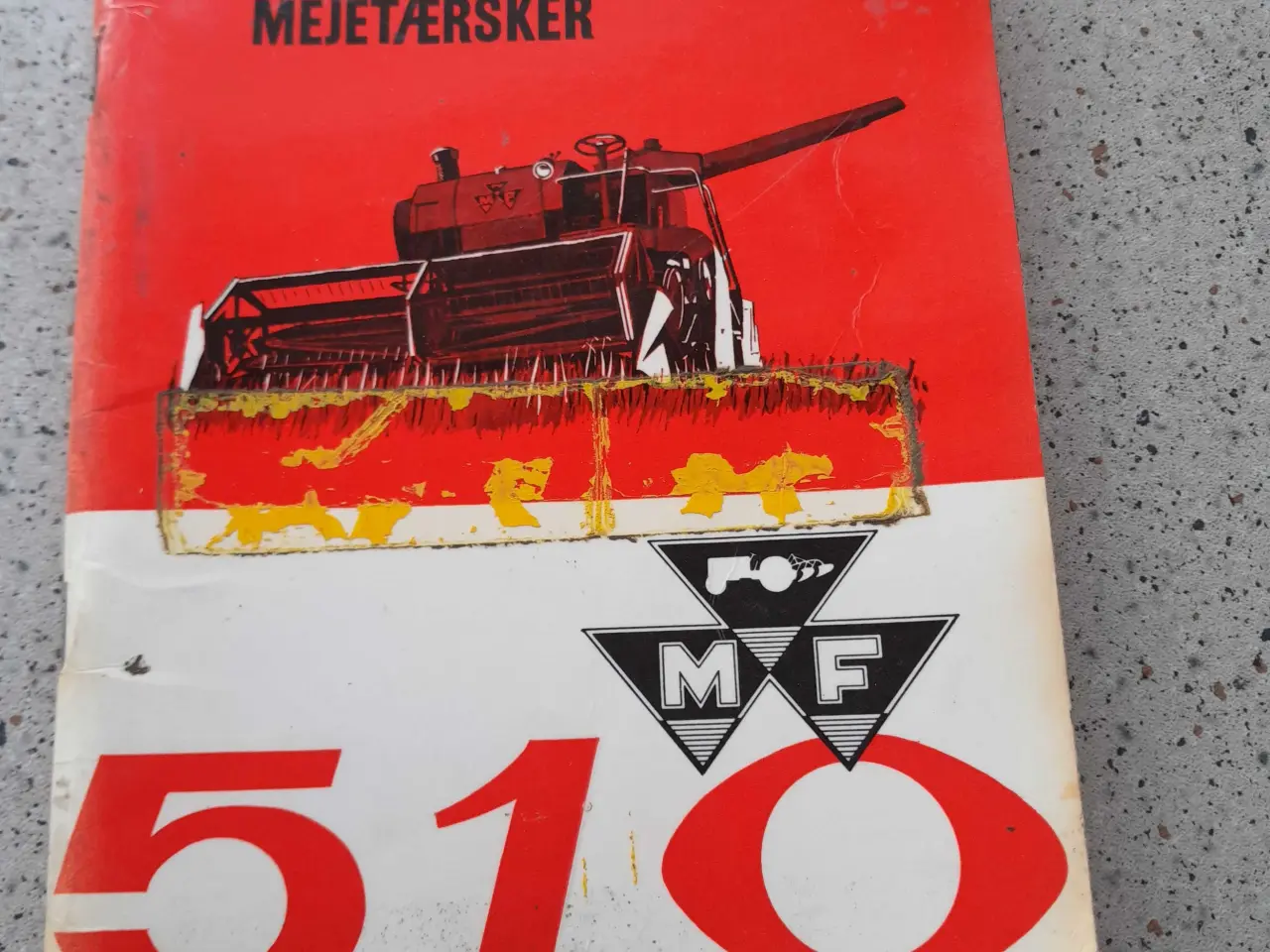 Billede 1 - MF 510 Mejetærsker instruktionsbog