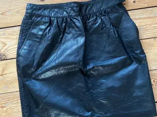 Vintage Burberry læder nederdel xs