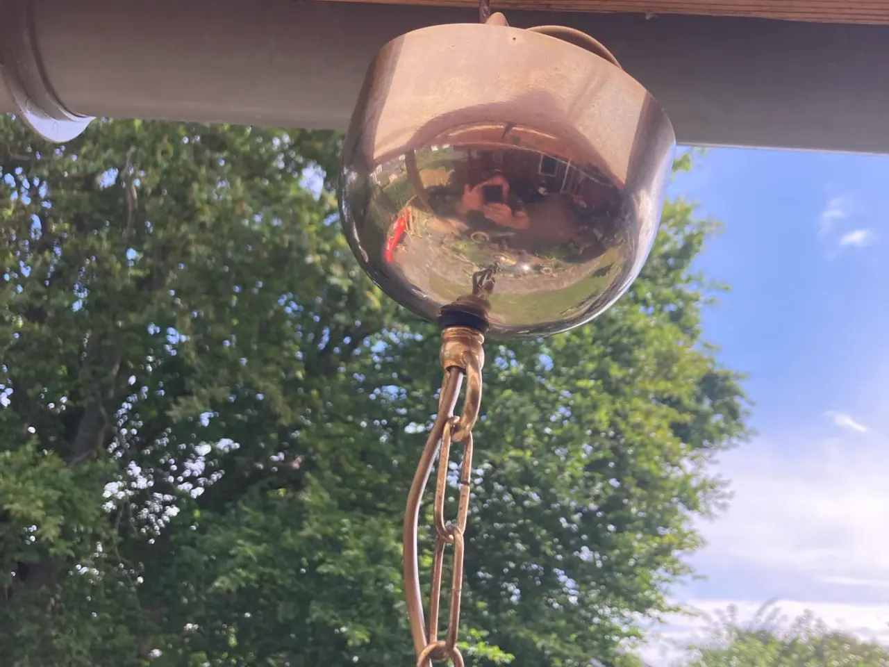 Billede 4 - Loftslampe i messing look