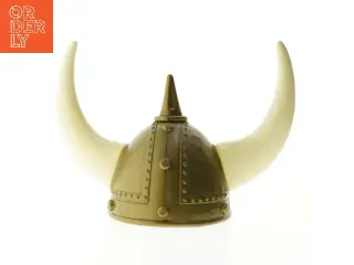 Vikinge hjelm af plastik (str. Ø. 20 cm)