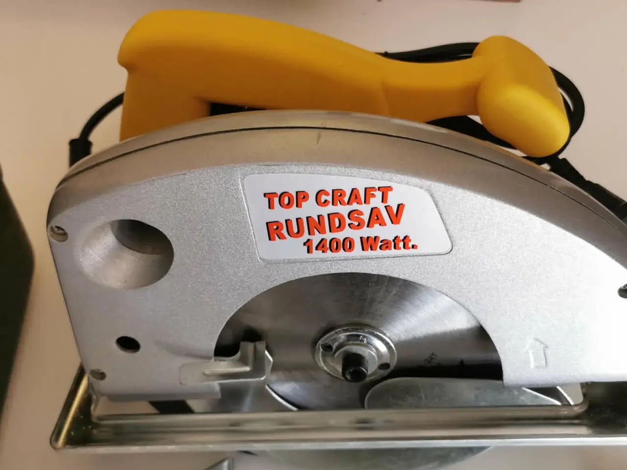 Billede 2 - Rundsav Toolcraft 1400 watt,,Ny