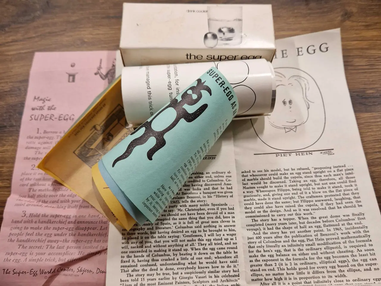 Billede 6 - Piet Hein, 2 stk super egg i original æske