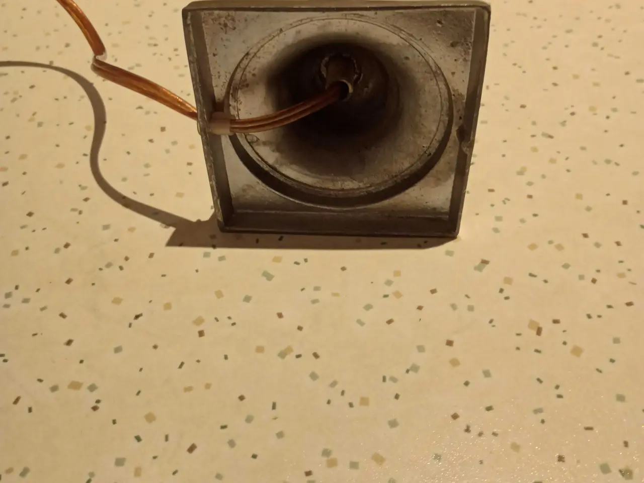 Billede 2 - Tin bordlampe,uden skærm
