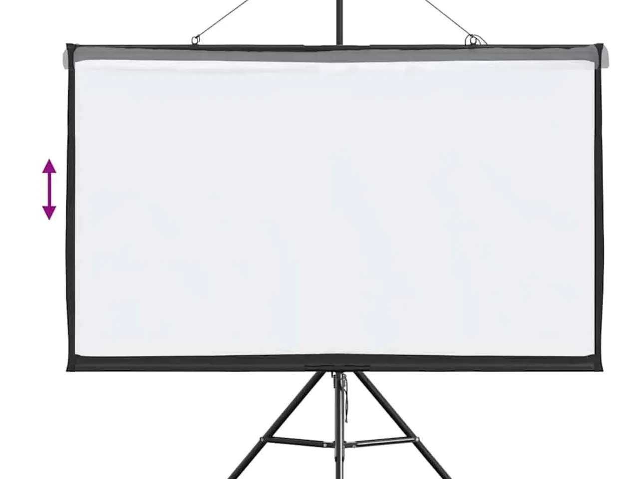 Billede 7 - Projektionslærred med stativ 60" 16:9 - mat hvid, polyester