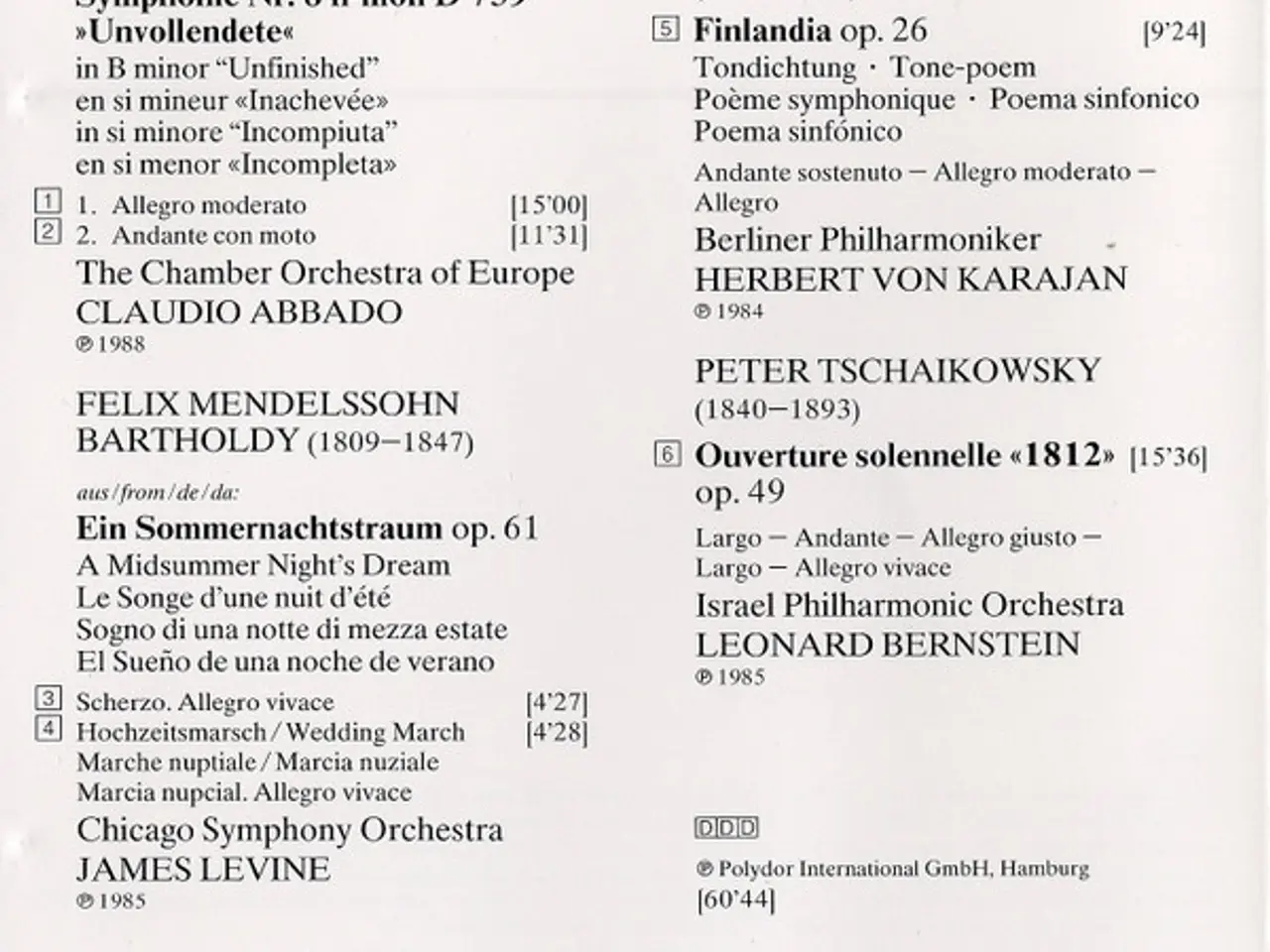 Billede 4 - Schubert*… – Welt Der Symphonie – CD