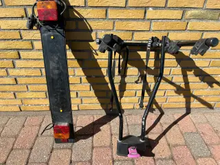 Cykelholder + nummerpladeholder