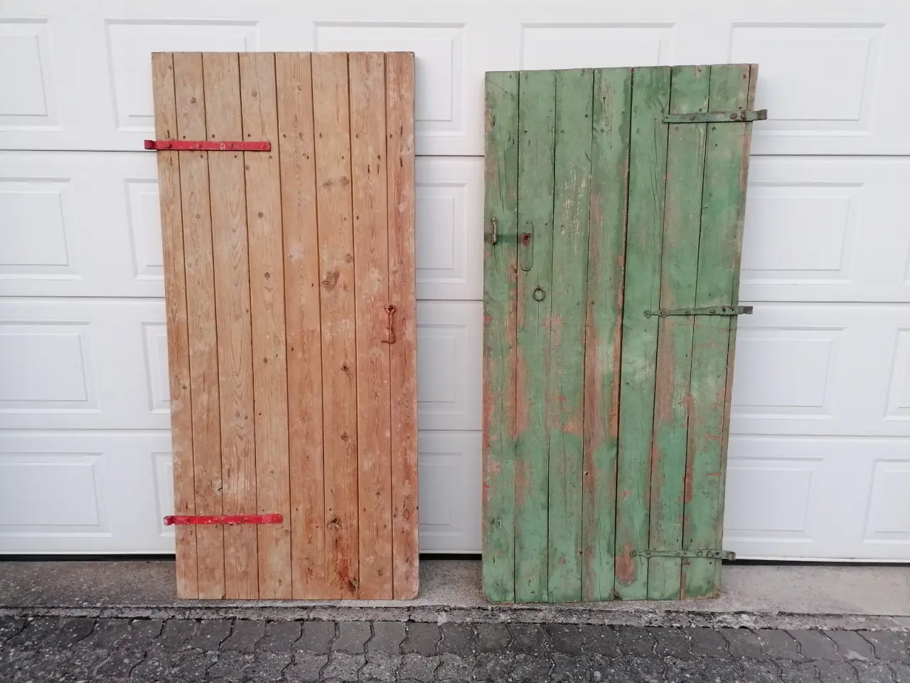 Billede 1 - Gamle Massive Trædøre Fer/Not HxB 180x82 / 176x82,