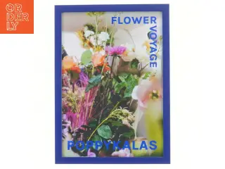 Poppy Kalas Flower voyage indrammet poster/plakat (str. 32x23 cm)