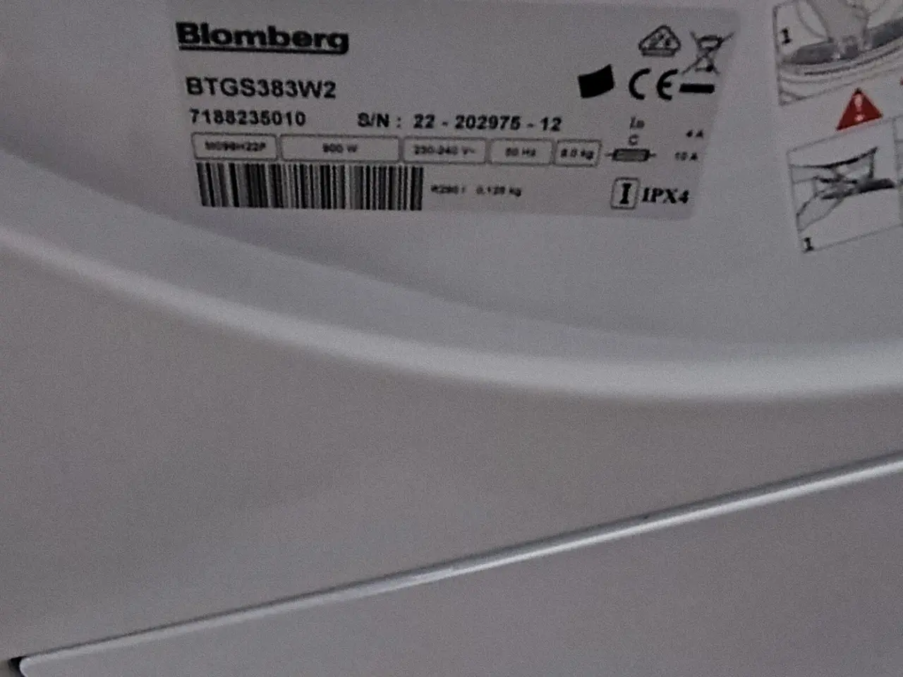 Billede 6 - Tørretumbler, brugt BLOMBERG