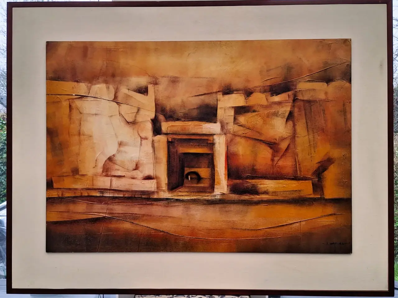 Billede 1 - John Grima Maleri 74 cm x 97 cm