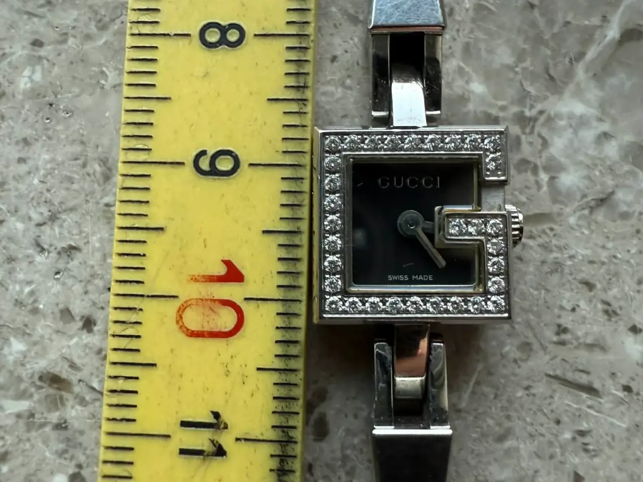 Billede 13 - Super flot Gucci 102G Mini dameur med diamanter