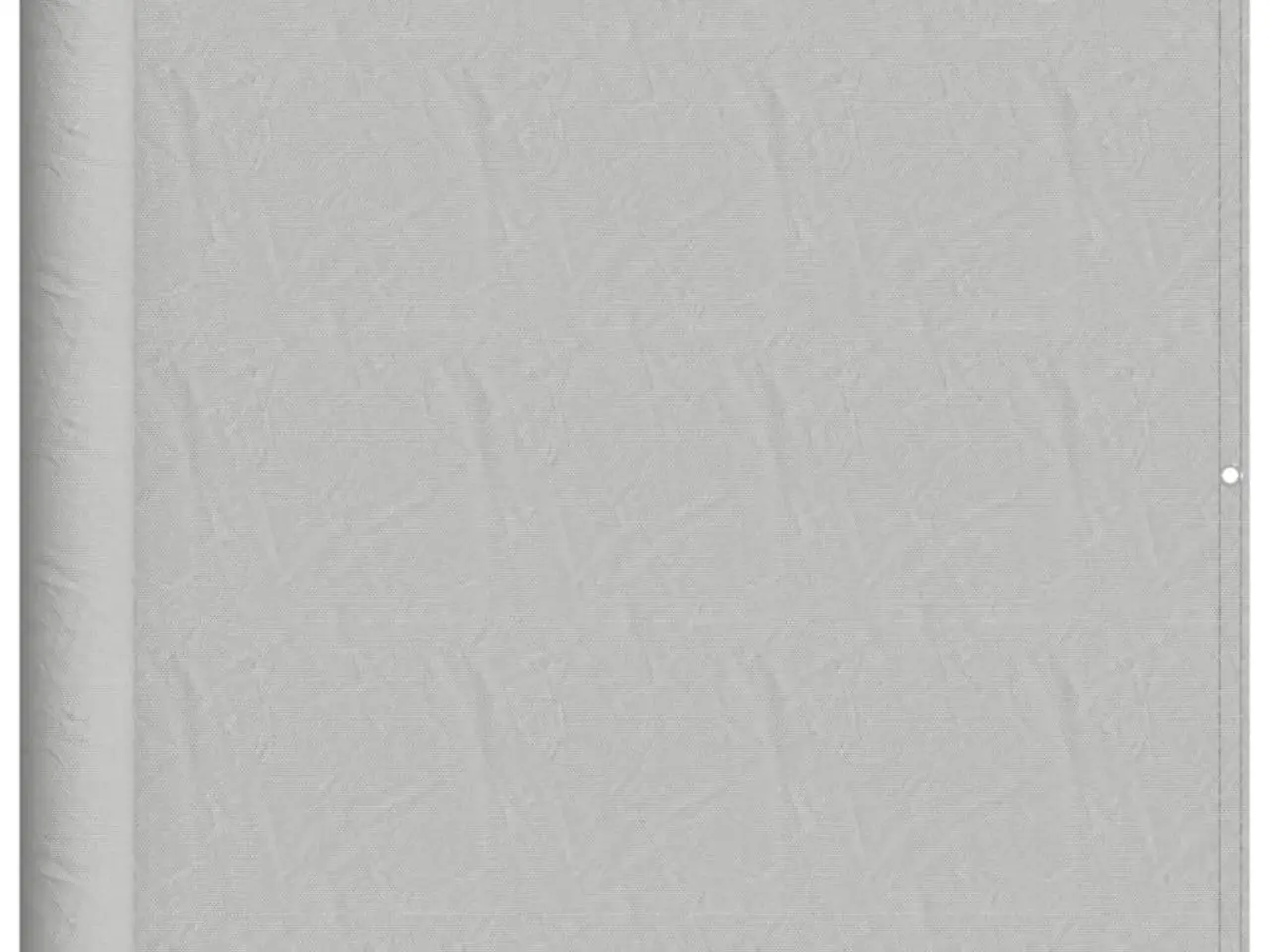 Billede 2 - Altanafskærmning 90×600 cm - 100 % polyester, lysegrå
