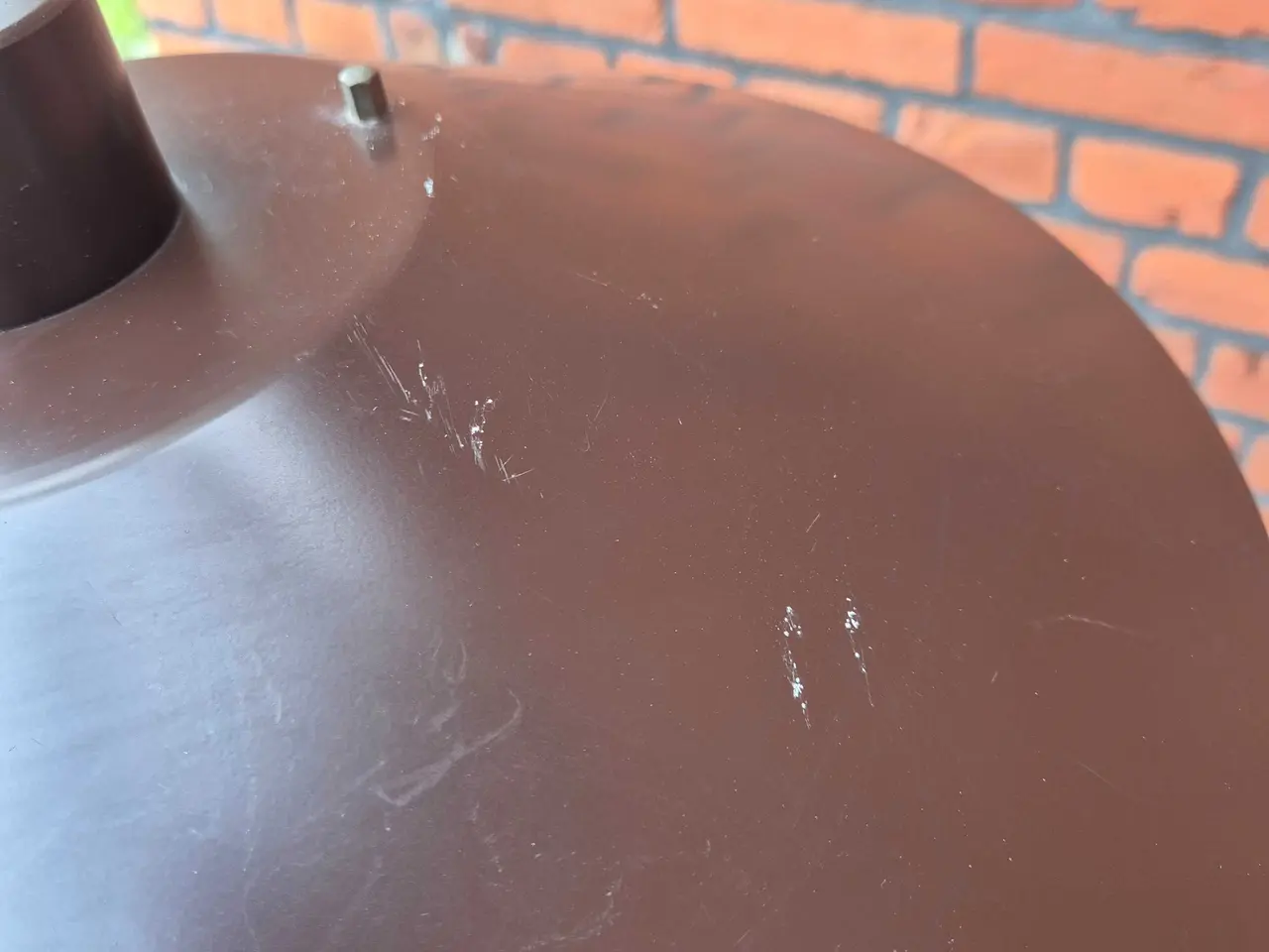Billede 16 - Brun retrolampe fra danske Superlight 