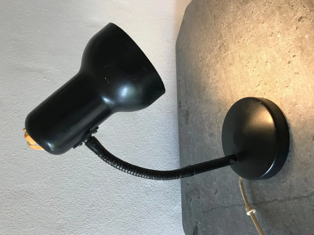 Billede 1 - Flot retro bordlampe (metal)