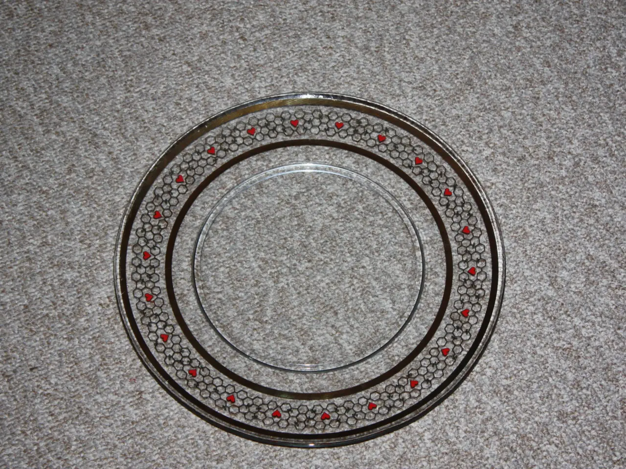 Billede 1 - Glas Fad til Jul diam. 30 cm