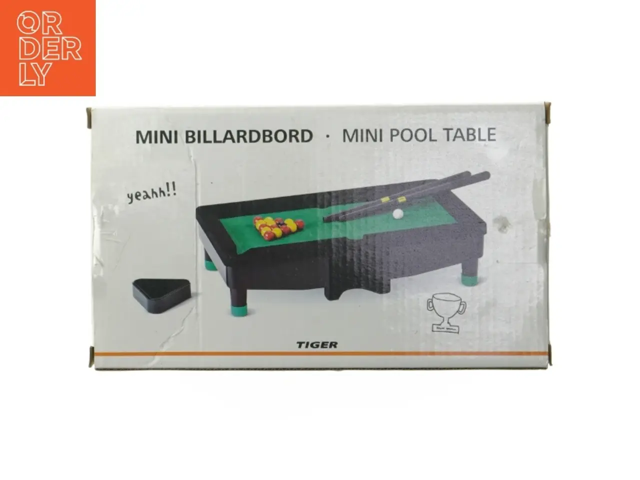 Billede 1 - Mini billardbord fra Tiger (str. 24 x 14 cm)