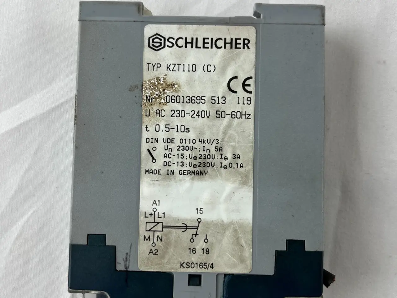 Billede 6 - Schleicher KZT110 (C) Time Delay relæ 230-240V