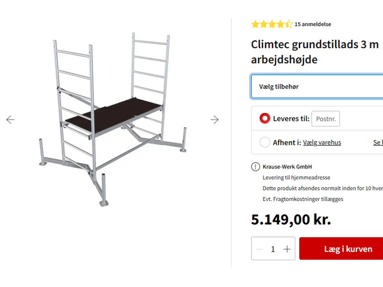 Billede 6 - Krause Climtec rullestillads