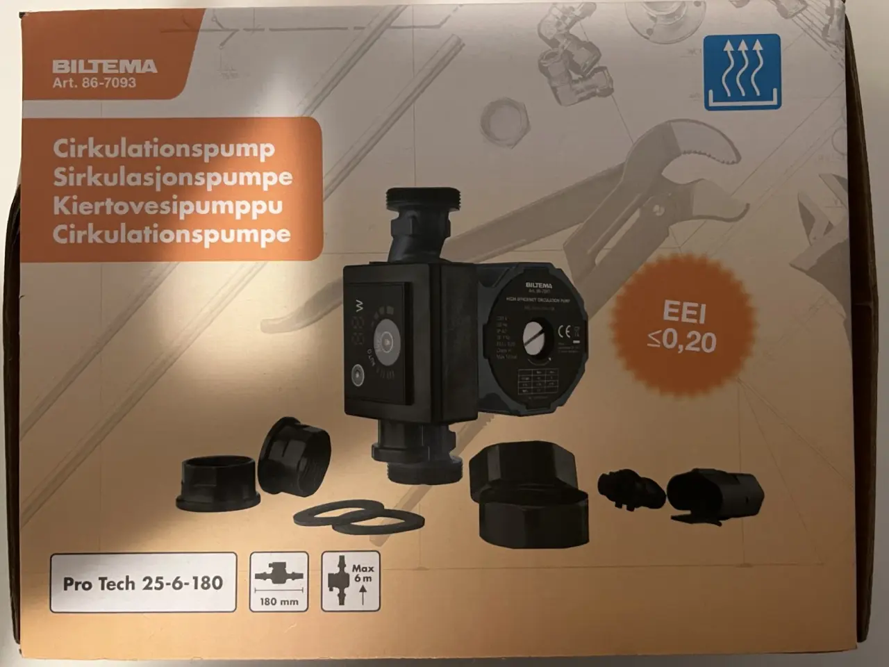 Billede 3 - Cirkulationspumpe Pro Tech 25-60-180