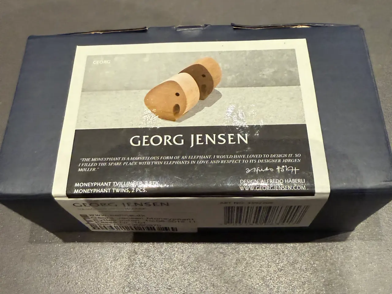 Billede 1 - Georg Jensen træ elefanter
