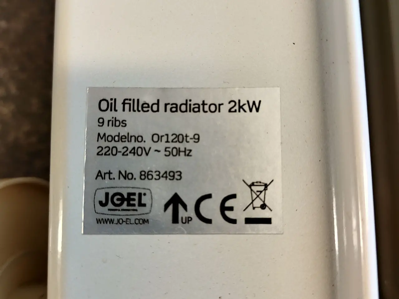 Billede 3 - Jo-el olie/el radiatorer