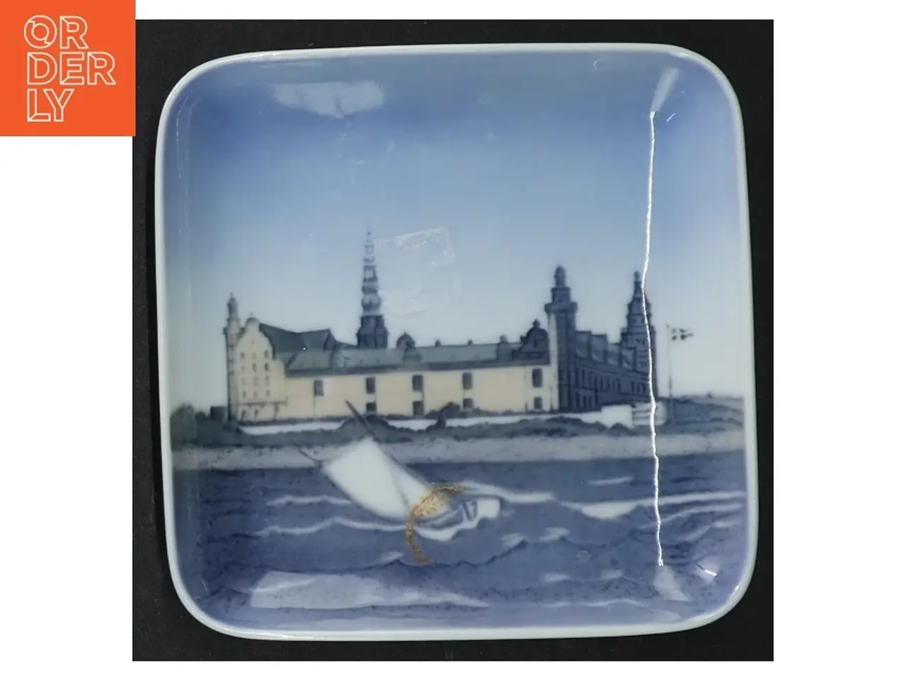 Billede 1 - Kronborg askebæger fra B&G (str. 12,5 x 2,5 cm)