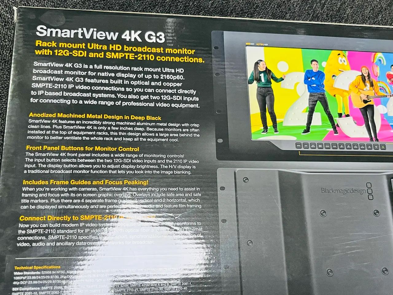 Billede 2 - Monitor BLACKMAGIC SmartView 4K G3