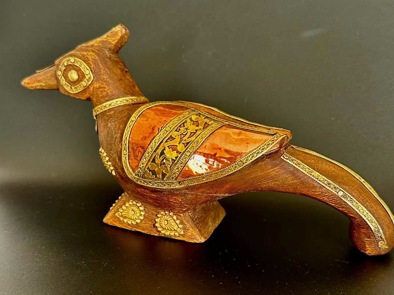 Billede 4 - Vintage håndlavede af træ andefigurer. 