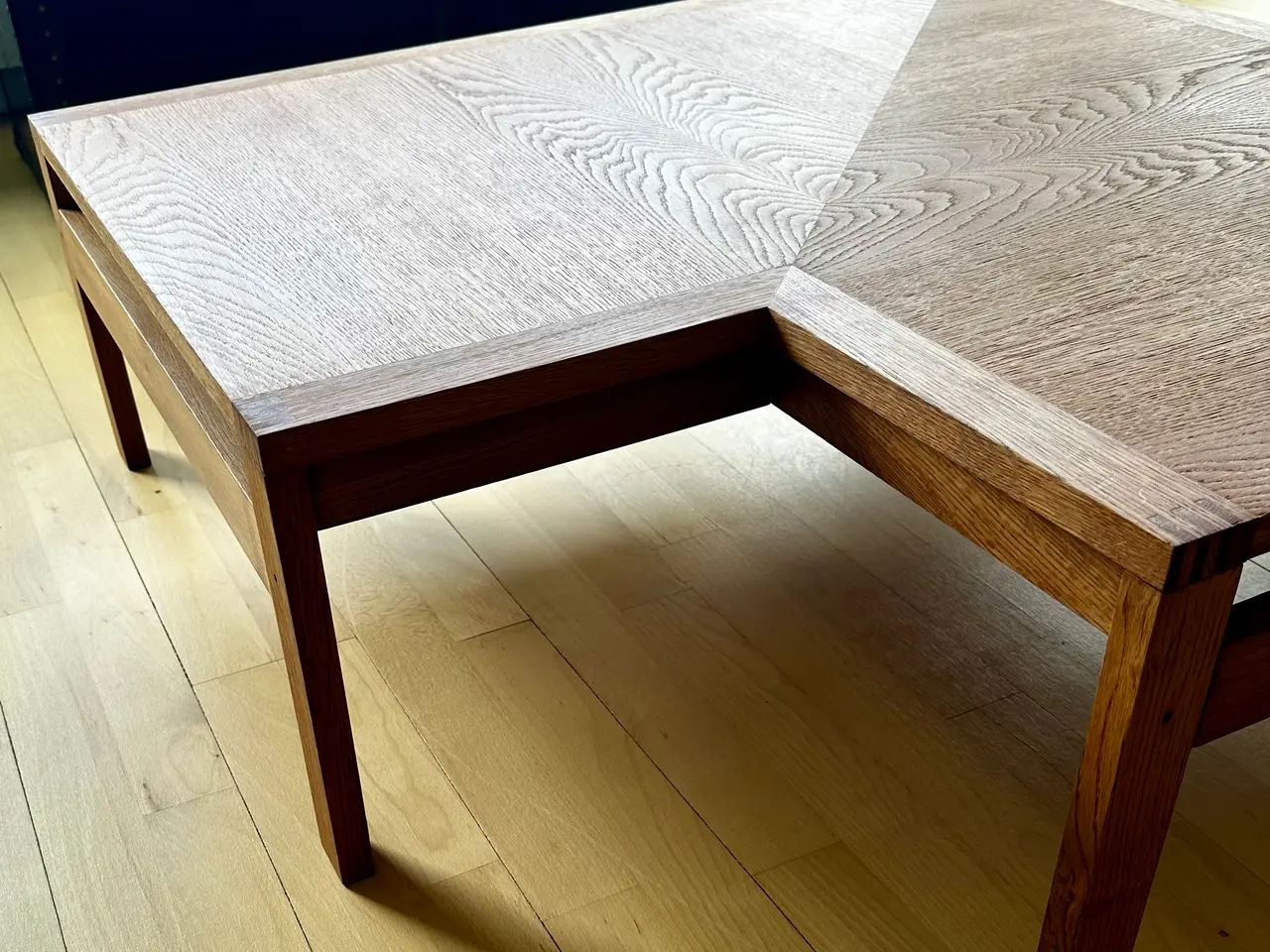 Billede 1 - Haslev / FramC sofabord i massiv eg – dansk design