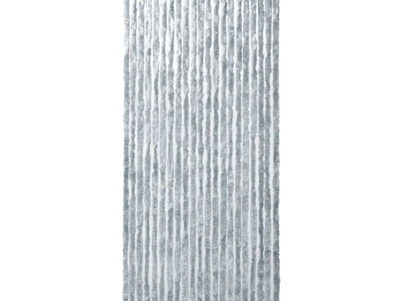 Billede 3 - Insektgardin 90 × 220 cm - hvid/grå chenille