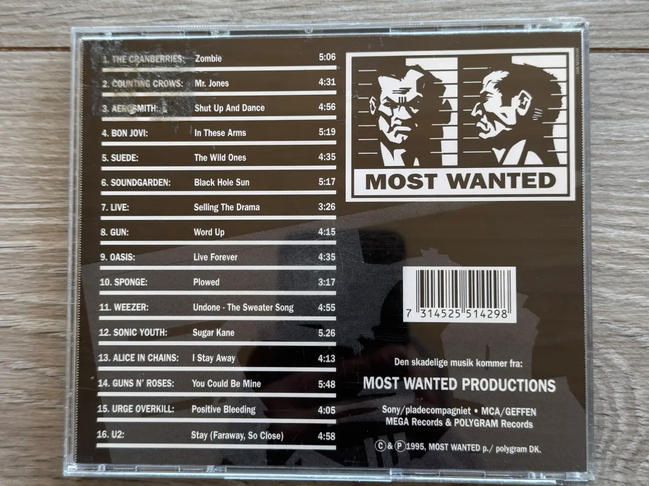 Billede 2 - MOST EANTES ROCK CD