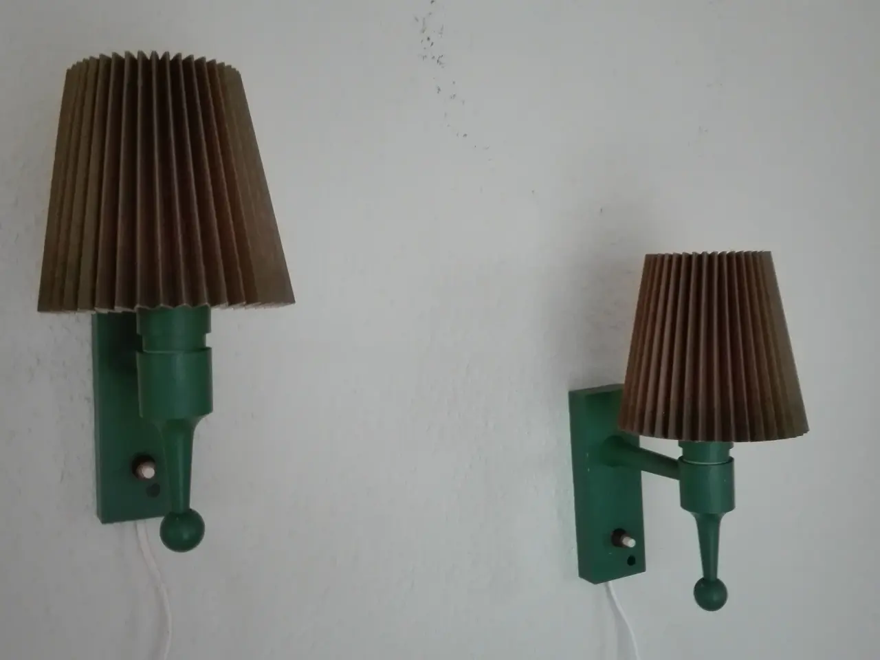 Billede 2 - Væglamper grønne retro