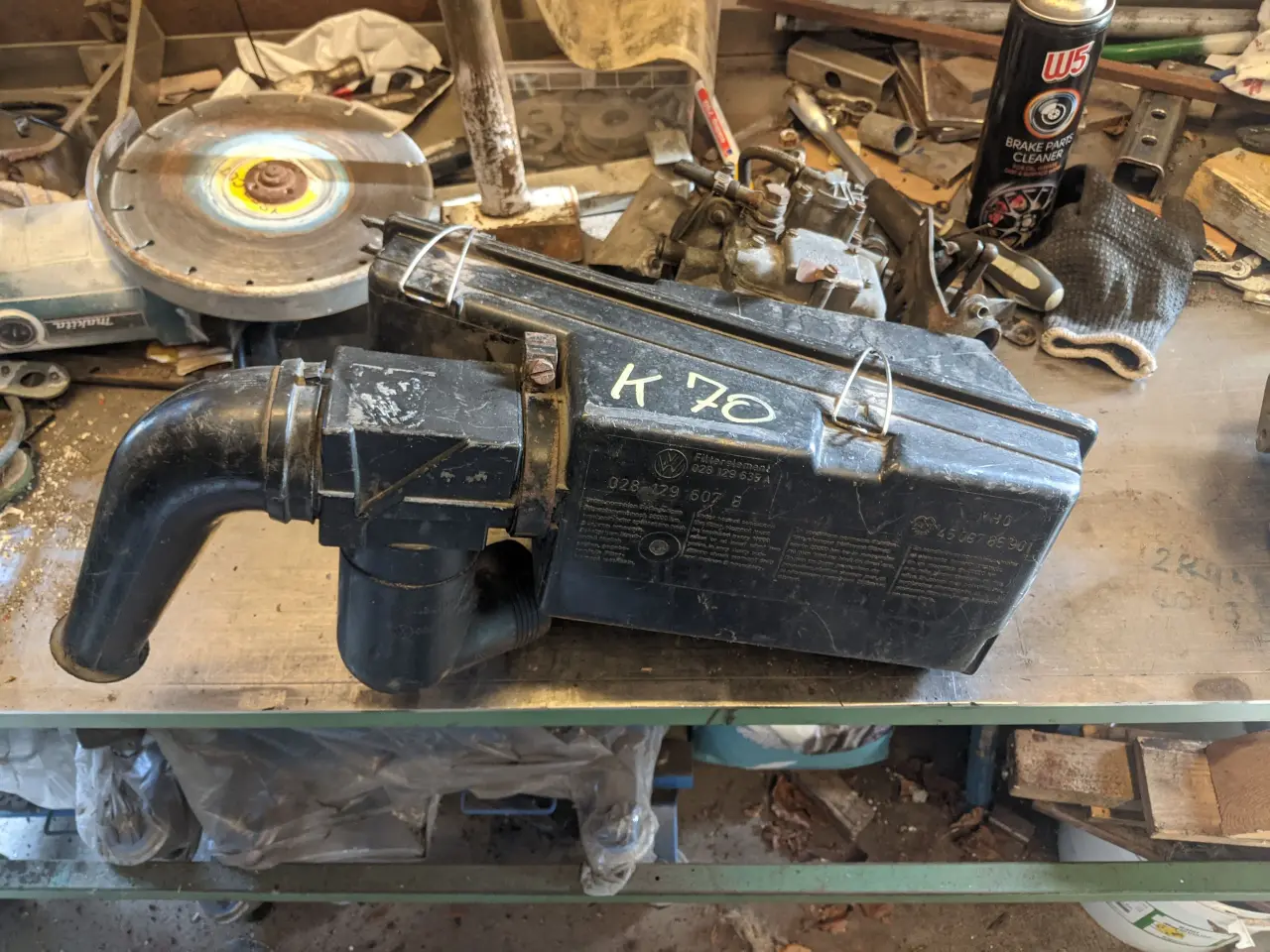 Billede 4 - VW K70 Karburator og luftfilterkasse.