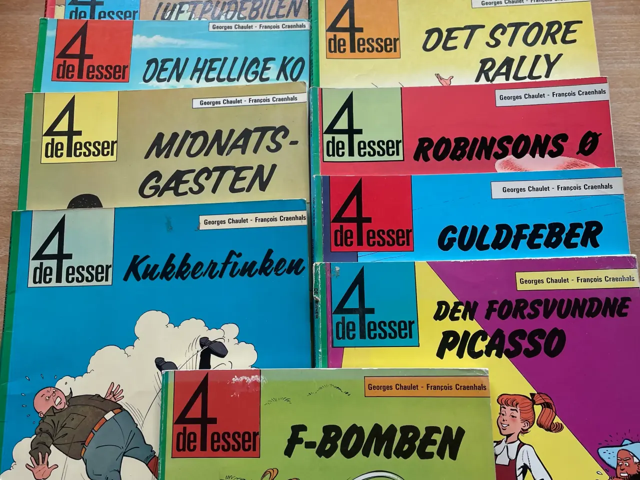 Billede 1 - De 4 esser tegneserier 