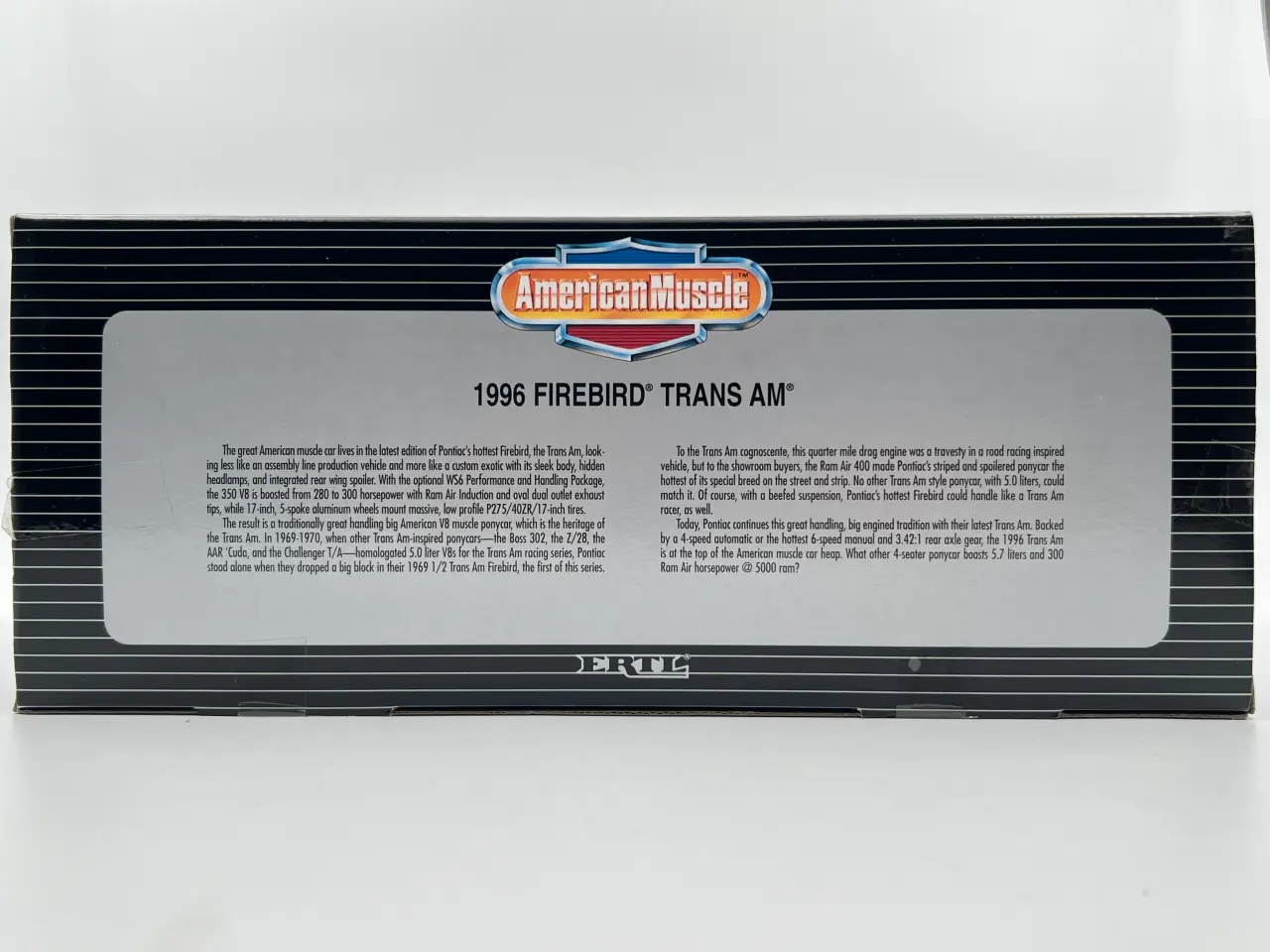 Billede 9 - 1996 Pontiac Firebird Trans Am 1:18